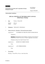 Journal of the 814th Special Plenary Meeting of the Permanent Council