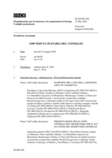 Giornale della 1100a Seduta plenaria del Consiglio permanente