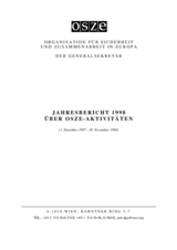 OSCE Annual Report 1998 (de)