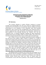 Statement by the Delegation of Ukraine on the situation in and around Ukraine
