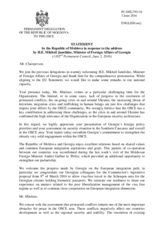 Statement by the Delegation of Moldova in response to the address by the Minister for Foreign Affairs of Georgia, H.E. Mikheil Janelidze