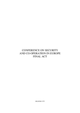 Helsinki Final Act