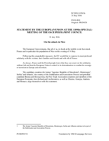 Statement by the Slovak EU Presidency on the terrorist attack in Nice on 14 July