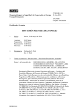 Diario de la 1101ª Sesión plenaria del Consejo Permanente 