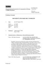 Giornale della 1104a Seduta plenaria del Consiglio permanente