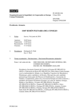 Diario de la 1104ª Sesión plenaria del Consejo Permanente 