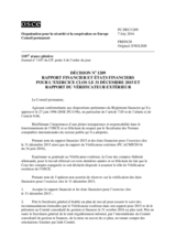 Décision No 1209 du Conseil permanent