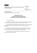 Decisione N.1211 del Consiglio permanente