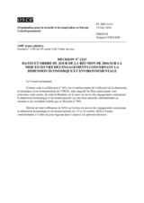 Décision No 1213 du Conseil permanent