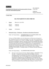 Journal der 824. Plenarsitzung des Forums