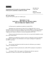 Décision No 3/16 du Forum pour la coopération en matière de sécurité