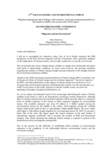 Presentation by Alina Narusova, Migration Policy Officer, Migration Policy and Research Department, International Organization for Migration