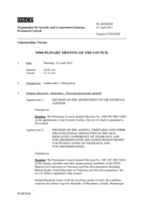 Journal of the 949th Plenary Meeting of the Permanent Council