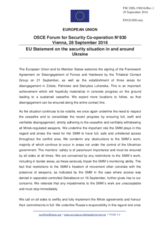 Statement by the Slovak EU Presidency on the situation in and around Ukraine