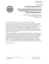 Statement by the Delegation of the United States of America in response to the statement by the Delegation of the Russian Federation on the International Day of the Victims of Enforced Disappearances, observed on 30 August 2016