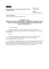 Décision No 1221 du Conseil permanent