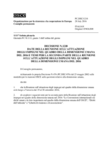 Decisione N.1218 del Consiglio permanente