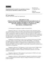 Décision No 4/16 du Forum pour la coopération en matière de sécurité