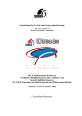 OSCE Mediterranean Seminar on “Confidence-Building Measures and Confidence- and Security-Building Measures: The OSCE Experience and its Relevance for the Mediterranean Region”
