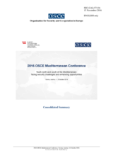 Consolidated Summary of the 2016 OSCE Mediterranean Conference