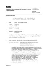 Diario de la 1117ª Sesión plenaria del Consejo Permanente 