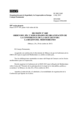 Decisión Nº 1085 del Consejo Permanente