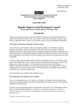 Report by the Representative on Freedom of the Media, Ms. Dunja Mijatović