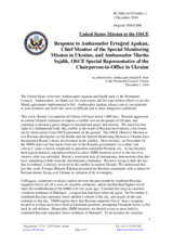 Statement by the Delegation of the United States of America in response to the update by Ambassador Martin Sajdik and to the report by Ambassador Ertugrul Apakan