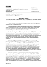 Decision No. 6/16 - Enhancing the Use of Advance Passenger Information