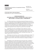 Doc 1 - Declaration on Strengthening OSCE Efforts to Prevent and Counter Terrorism