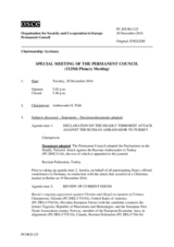 Journal of the 1125th Special Plenary Meeting of the Permanent Council