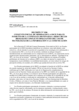 Decisión Nº 1106 del Consejo Permanente