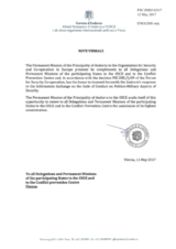 Response by the Delegation of Andorra to the Questionnaire on the Code of Conduct on Politico-Military Aspects of Security